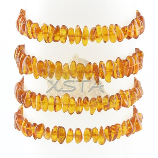 Honey chips Baltic amber bracelet